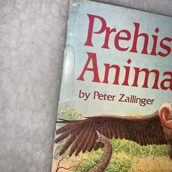 Prehistoric Animals vtg 1978 paperback book 8" used by Peter Zallinger - Picture 3 of 12